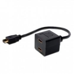 SDOPPIATORE HDMI A 1M/2F 0.20M